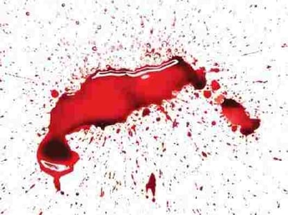 bijnour son shoots his father